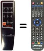 Replacement remote control Techniland BS-1