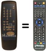 Replacement remote control SAT+ CONTACT FTA