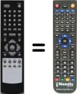 Replacement remote control HVS54930