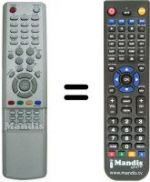 Replacement remote control Samsung HVS54002