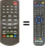 Replacement remote control HVS53326
