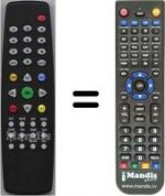Replacement remote control HVS53410
