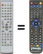 Replacement remote control HVS54203