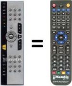Replacement remote control HVS53386