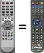 Replacement remote control HVS54920