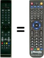 Replacement remote control HVS53250