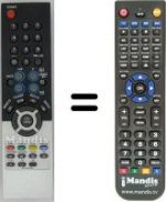 Replacement remote control Samsung HVS54915