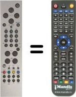 Replacement remote control Goodmans HVS55085