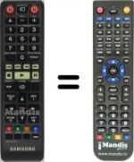 Replacement remote control Samsung HVS59065