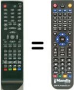 Replacement remote control HVS57631