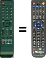 Replacement remote control HVS57634