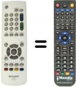 Replacement remote control 010190
