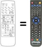 Replacement remote control 0766072270