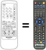 Replacement remote control Sinudyne SV 9222