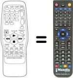 Replacement remote control 076R0CH180