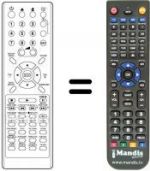 Replacement remote control 076R0HN010