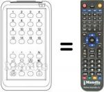 Replacement remote control INFRARED 16 FACH