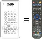 Replacement remote control 09193
