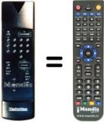 Replacement remote control 100 TS 012