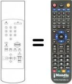 Replacement remote control 100 TS 026