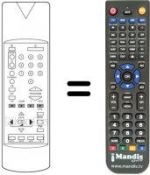 Replacement remote control 100 TS 034