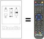 Replacement remote control 105-018A