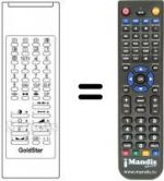 Replacement remote control LG CBT 2162 M