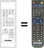 Replacement remote control 105-042E