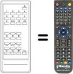 Replacement remote control 105-045H