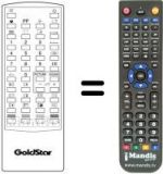 Replacement remote control 105-077A