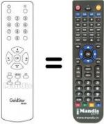 Replacement remote control 105-207H