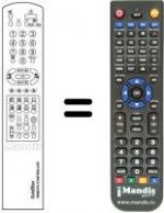 Replacement remote control 105-219D