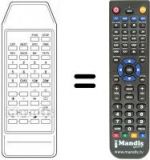 Replacement remote control 105-523E