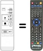 Replacement remote control 143.9.4100.62382