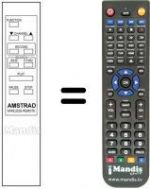 Replacement remote control WIRELESS REMOTE