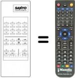 Replacement remote control 160.39.07