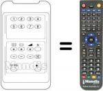 Replacement remote control UNIVERSUM 9289786