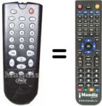 Replacement remote control RC 17