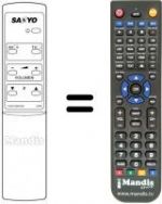 Replacement remote control JXMB