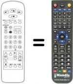 Replacement remote control 1AV0U10B09700