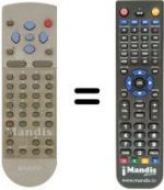 Replacement remote control 3139 228 82572