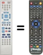 Replacement remote control RC 2521