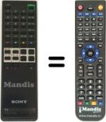 Replacement remote control Sony KV-M 1620