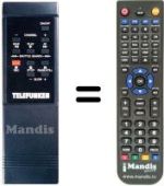 Replacement remote control NordMende V 1503 K