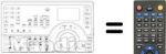 Replacement remote control V 5000 J