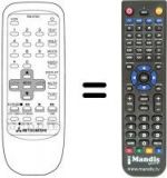 Replacement remote control 290P-079010
