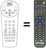 Replacement remote control 3128 147 10741
