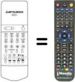 Replacement remote control 37C1