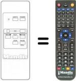 Replacement remote control 38 1126