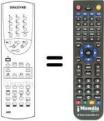 Replacement remote control 4900
